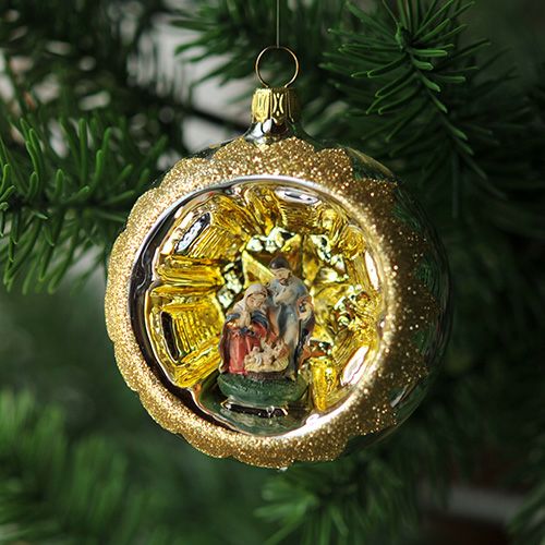 【xmas限定販売】 グラスクーゲル 聖家族 シルバー