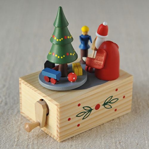【xmas限定販売】 ヴォルフガングヴェルナー Wolfgang Werner 手回しオルゴール サンタ