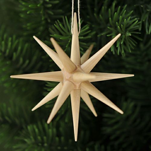 【xmas限定販売】《クリスマスオーナメント》 アルビンプライスラー Albin Preissler ナチュラルカラーの星・大