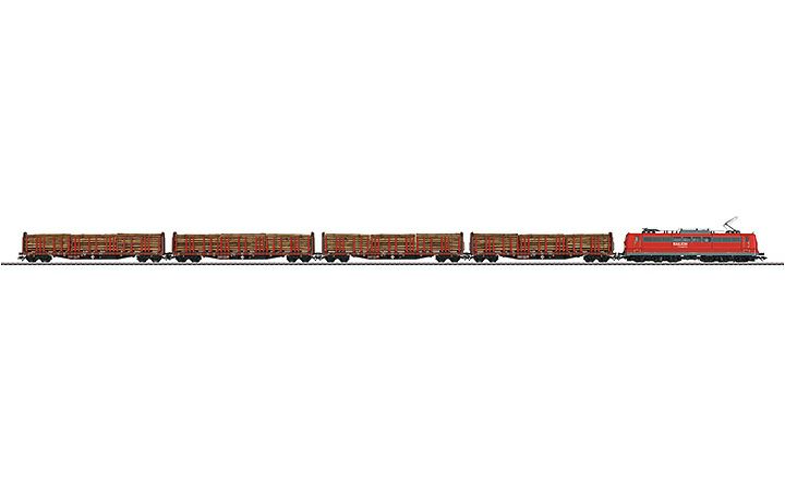 maerklin/メルクリン 26594 木材運搬セット DBAG BR151+貨車4両セット