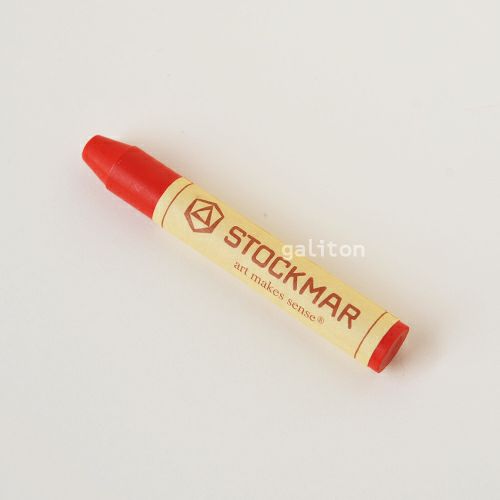 シュトックマー Stockmar 蜜蝋クレヨン スティッククレヨン補充用単色 色番号43ファイアーレッド