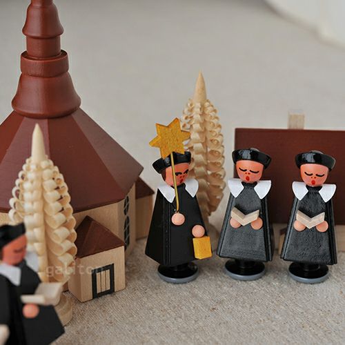 【xmas限定販売】 ザイフェン教会と聖歌隊 茶 204024