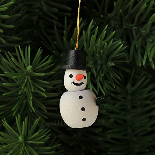 【xmas限定販売】《クリスマスオーナメント》 ヴォルフガングヴェルナー Wolfgang Werner ゆきだるま シルクハット