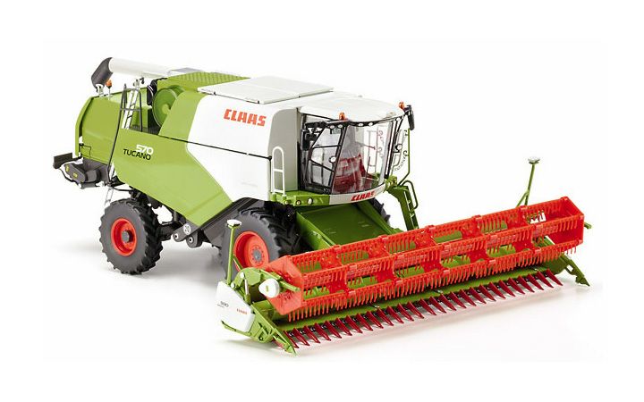ヴィーキング Wiking 077817 Claas Tucano 570 combine with V 930 grain mower attachment