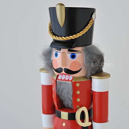 くるみ割り人形 ザイフェナーフォルクスクンスト Seiffener Volkskunst 軽騎兵(小) 赤 113021