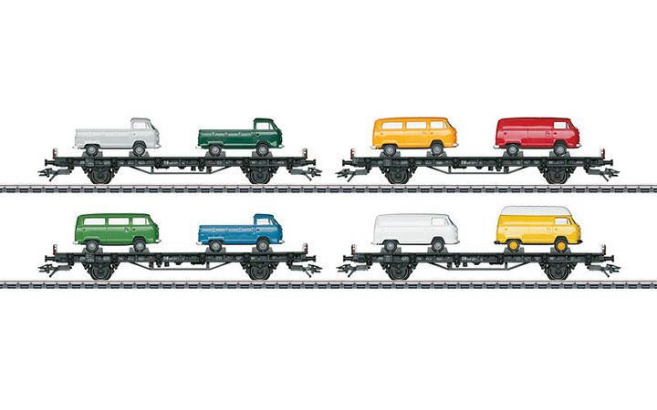 maerklin/メルクリン 45082 自動車輸送貨車4両セット DB Sm24 VW TypeT2