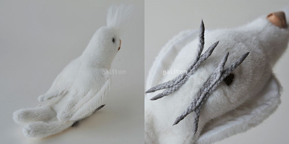 ケーセン Koesen ぬいぐるみ オカメインコ 白