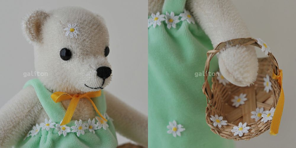 ケーセン Koesen ぬいぐるみ 限定版フラワーベア ANUSCHKA