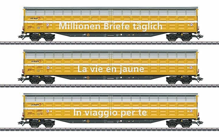 maerklin/メルクリン 48059 スライディングウォールボックス貨車3両セット type Habbiillnss