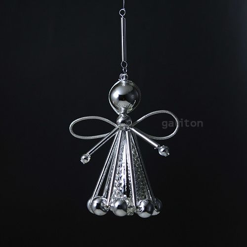 【xmas限定販売】 グラスビーズオーナメント 天使 628311