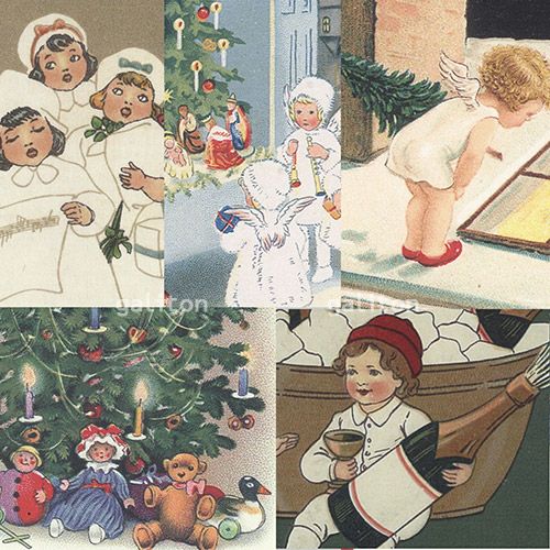 【xmas限定販売】 クリスマスポストカード5枚組D