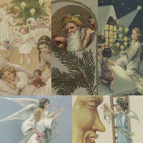 【xmas限定販売】 クリスマスポストカード5枚組G