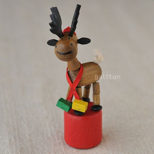 【xmas限定販売】 かっくん動物 クリスマスのヘラジカ