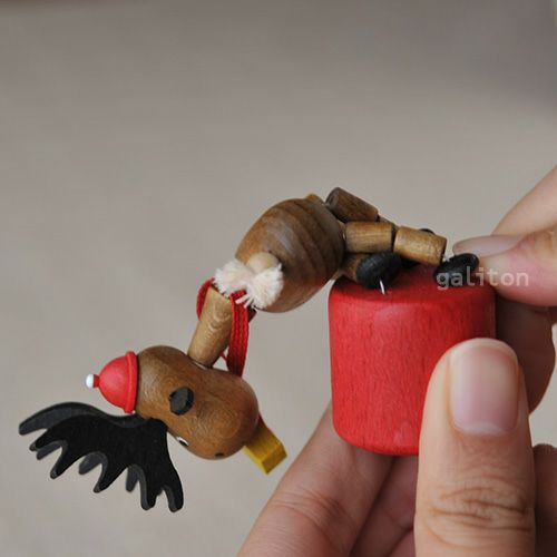 【xmas限定販売】 かっくん動物 クリスマスのヘラジカ