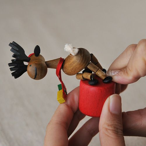 【xmas限定販売】 かっくん動物 クリスマスのヘラジカ