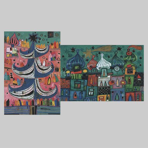 【xmas限定販売】 アドヴェントカード2枚組A