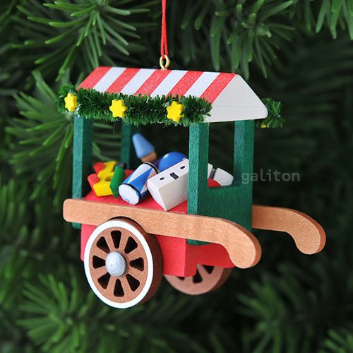 【xmas限定販売】《クリスマスオーナメント》 クリスティアンウルブリヒト Christian Ulbricht クリスマスの屋台 おもちゃ