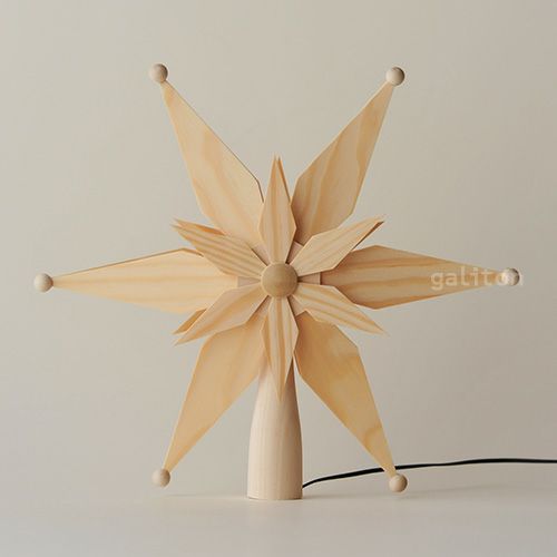 【xmas限定販売】 電球付ツリートップ 26cm 216015