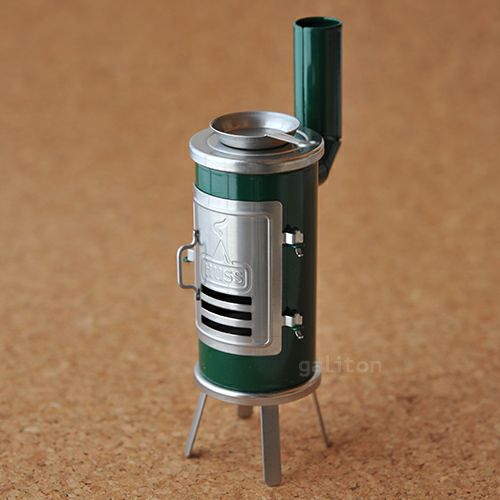 フス HUSS ストーブ メタリック 緑