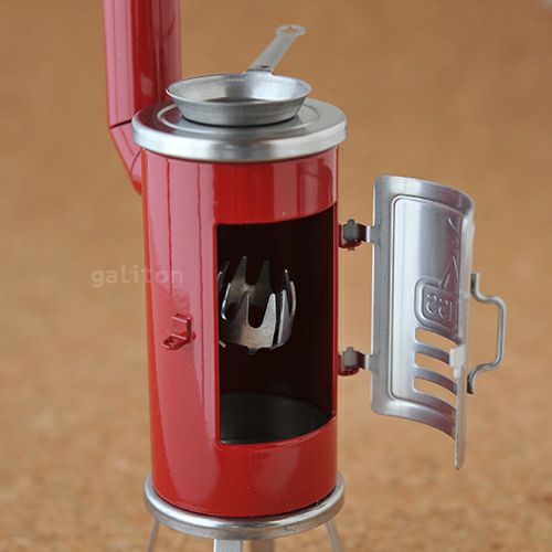 フス HUSS ストーブ メタリック 赤