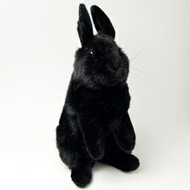 ケーセン Koesen ぬいぐるみ くろいうさぎ