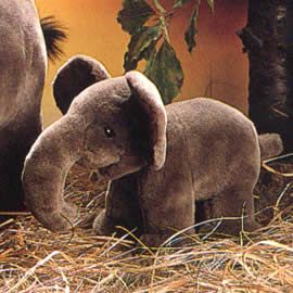 ケーセン Koesen ぬいぐるみ ぞう（ミニ）