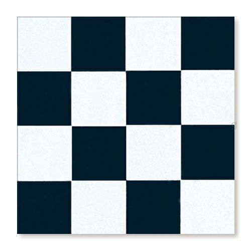 童具館 ケルンモザイク45四角A10（正方形 白・黒）