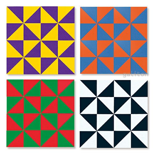 童具館 マグネットモザイク45四角CXセット