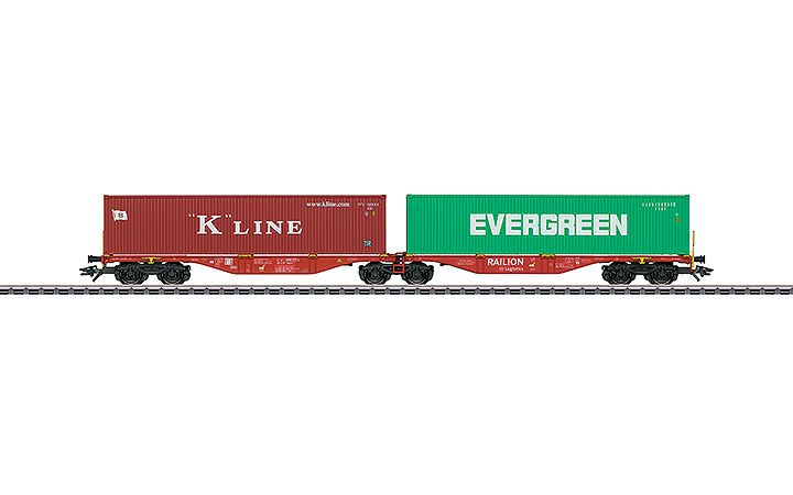 maerklin/メルクリン 47800 コンテナ輸送貨車 DBAG Sggrss80