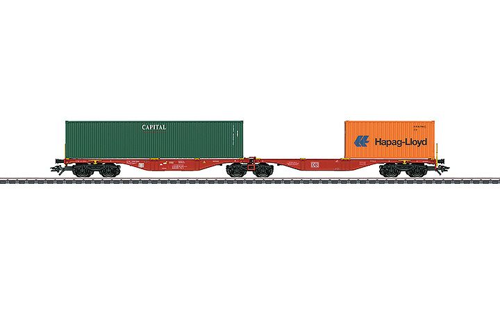 maerklin/メルクリン 47801 コンテナ輸送貨車 DBAG Sggrss80