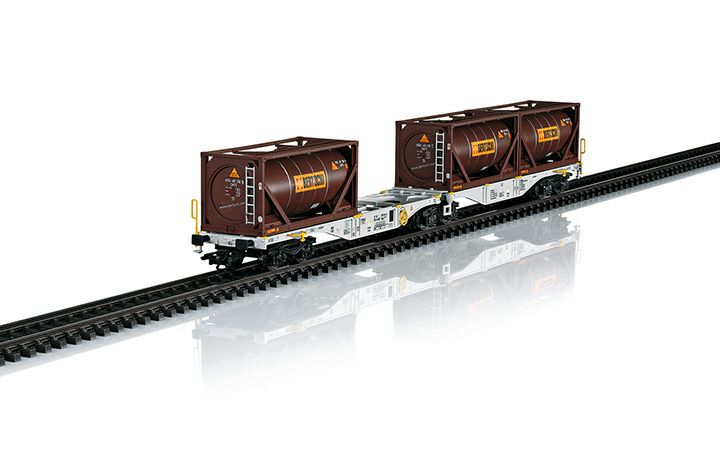 maerklin/メルクリン 47802 コンテナ輸送貨車 DBAG Sggrss80 AAE Cargo AG