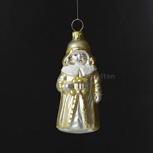 【xmas限定販売】 グラスオーナメント クリストキント白 30022D