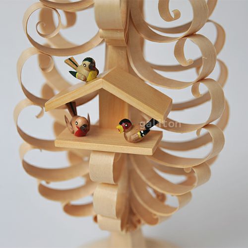 【xmas限定販売】 シュパンバウムと鳥小屋 40cm