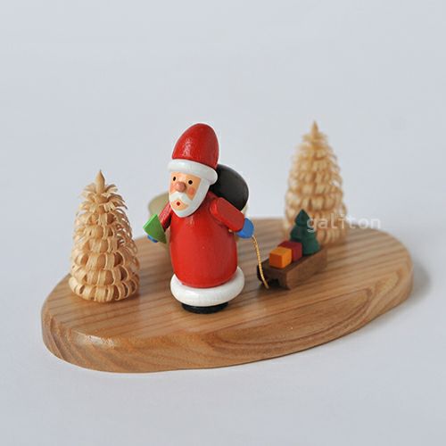 【xmas限定販売】 ろうそく立て サンタとそり 200050