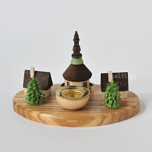 【xmas限定販売】 ろうそく立て ザイフェン教会 200052