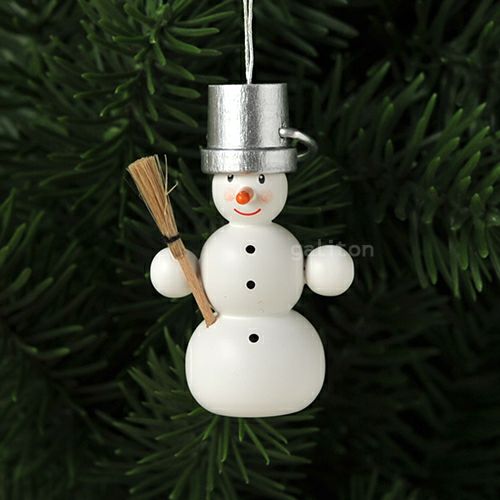 【xmas限定販売】《クリスマスオーナメント》 カーヴェーオー KWO ほうきを持つ雪だるま