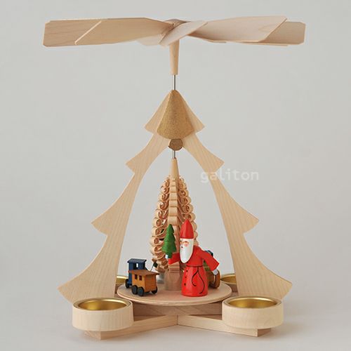 【xmas限定販売】 クリスマスピラミッド サンタとプレゼント085001NT