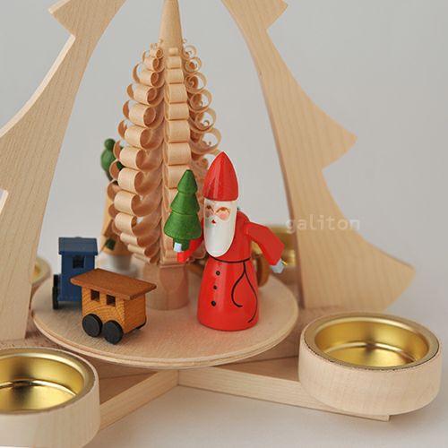 【xmas限定販売】 クリスマスピラミッド サンタとプレゼント085001NT