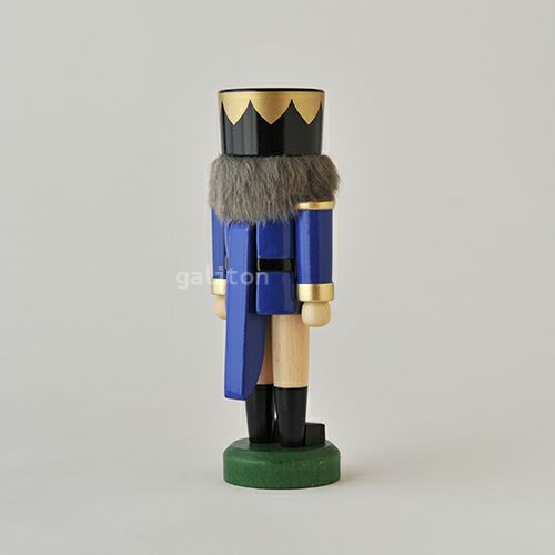 くるみ割り人形 LGL王様(小)青/ナチュラル