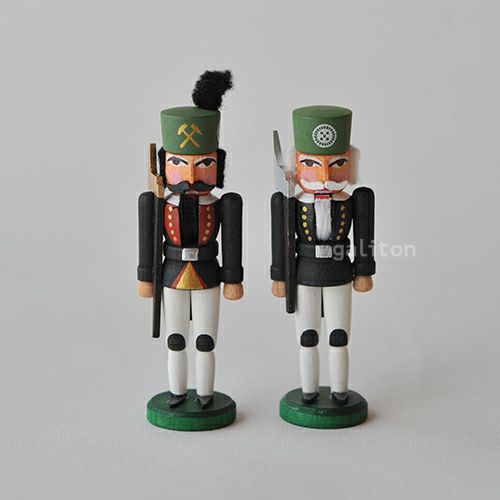 ヴァルターヴェルナー Walter Werner ミニくるみ割り 鉱夫2体セット