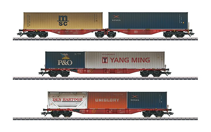 maerklin/メルクリン 47810 コンテナ貨車セット DBAG