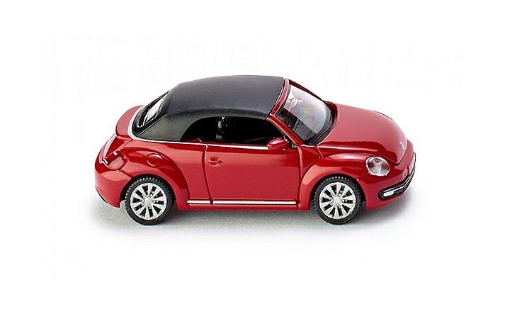 ヴィーキング Wiking 002849 VW The Beetle Cabrio (closed) - tornado red