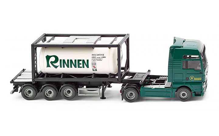 ヴィーキング Wiking 053601 Tank container semi-truck 20' (MAN TGX) Rinnen