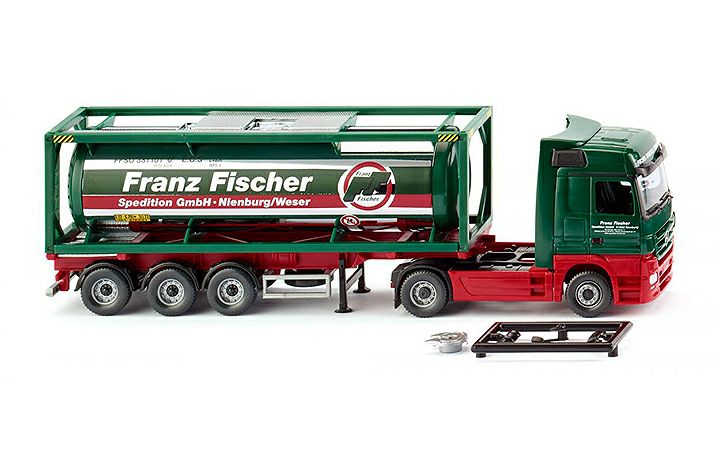 ヴィーキング Wiking 053603 Tank container semi-truck 30' (MB Actros)