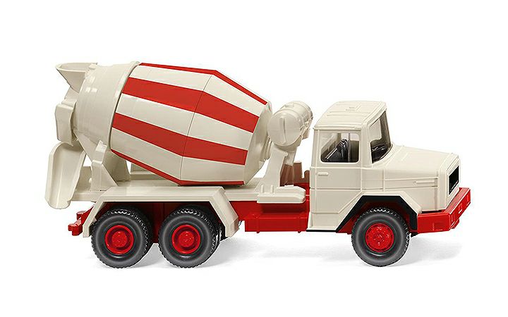 ヴィーキング Wiking 068205 Concrete mixer (Magirus Deutz) red ? cream white/red