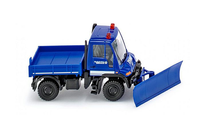 ヴィーキング Wiking 069322 THW - Unimog U 400 with grader blade