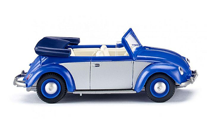 ヴィーキング Wiking 079404 VW Beetle 1200 Cabrio blue/silver
