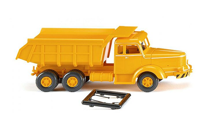 ヴィーキング Wiking 086635 Tipper trailer (Krupp Titan) - yellow