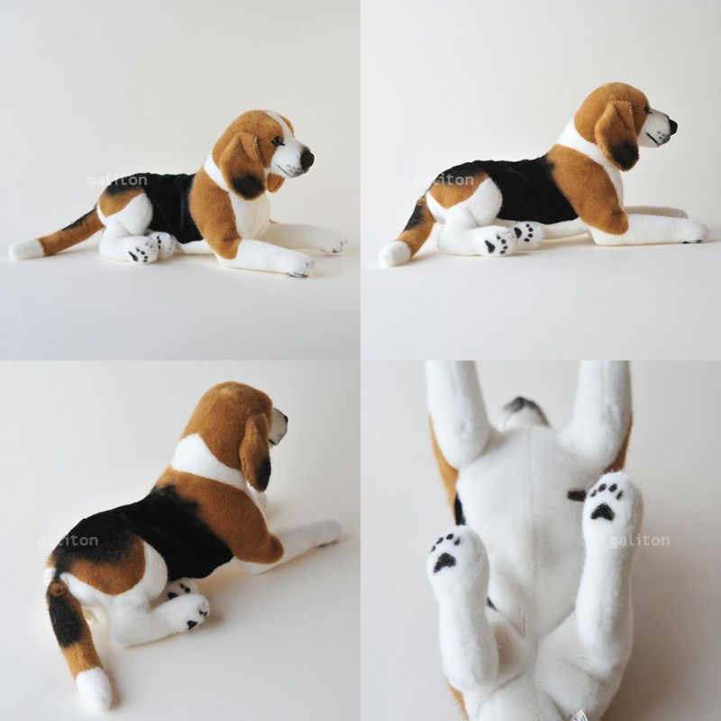 ケーセン Koesen ぬいぐるみ ビーグル 伏せ Beagel, liegend