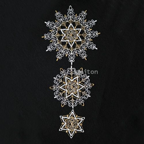 【xmas限定販売】 フェンスターレース 星くず ゴールド